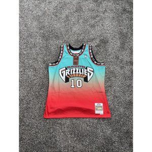 Mitchell & Ness Red and Blue Grizzlies Jersey